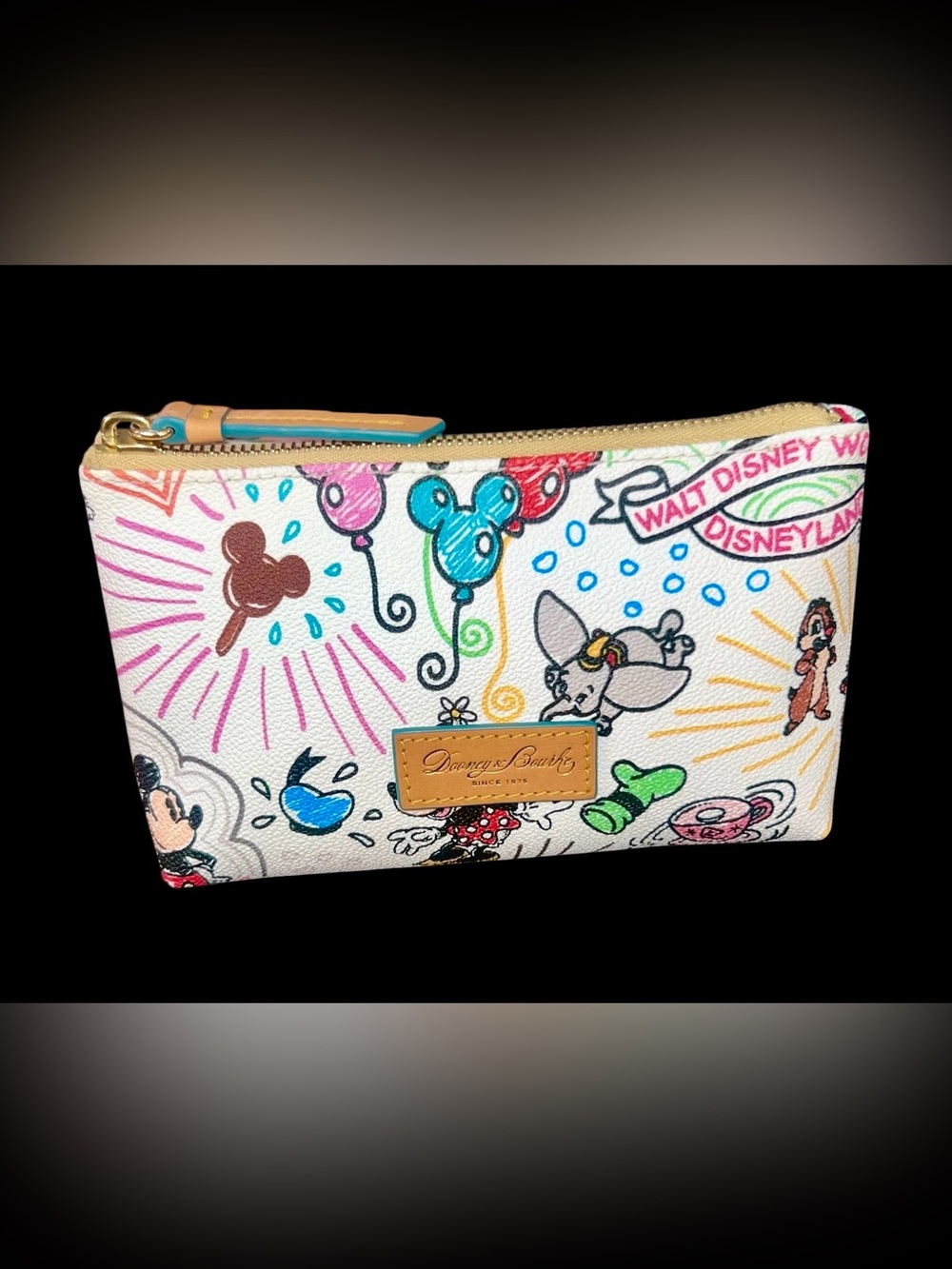 Dooney & Bourke Disney Sketch Cosmetic Bag